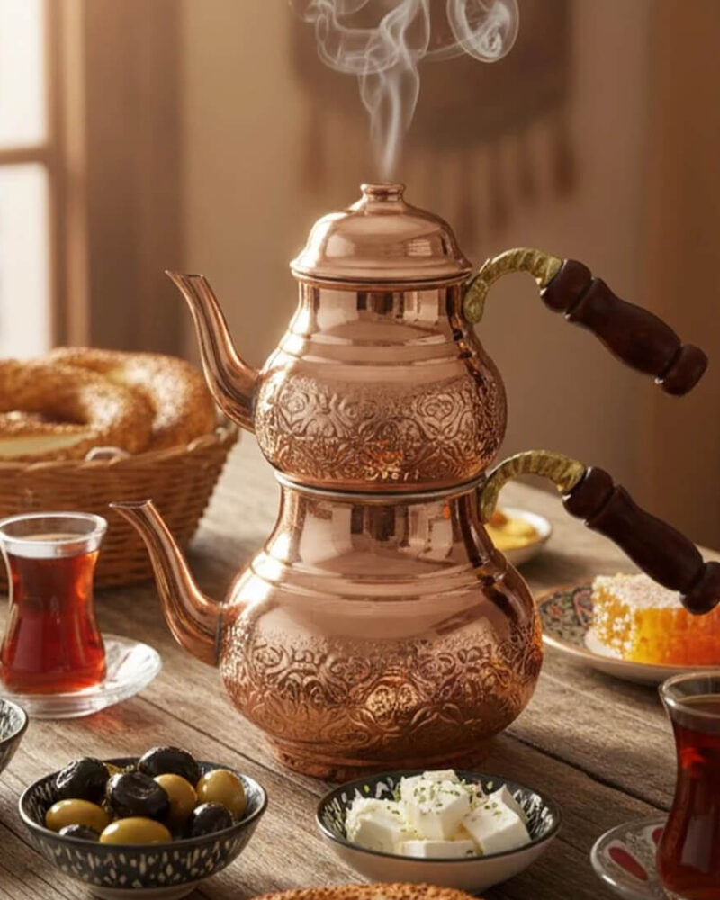 Bakır Çaydanlık